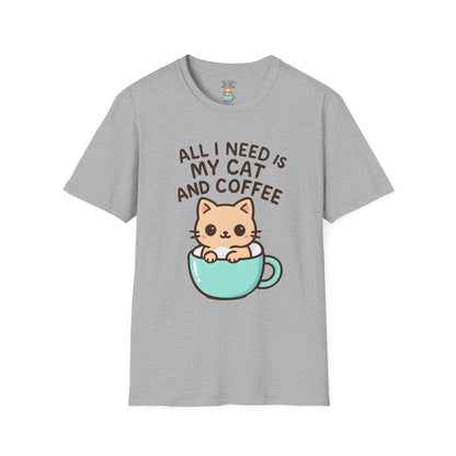 Cat in Coffee Cup T-Shirt