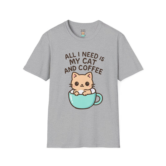 Cat in Coffee Cup T-Shirt