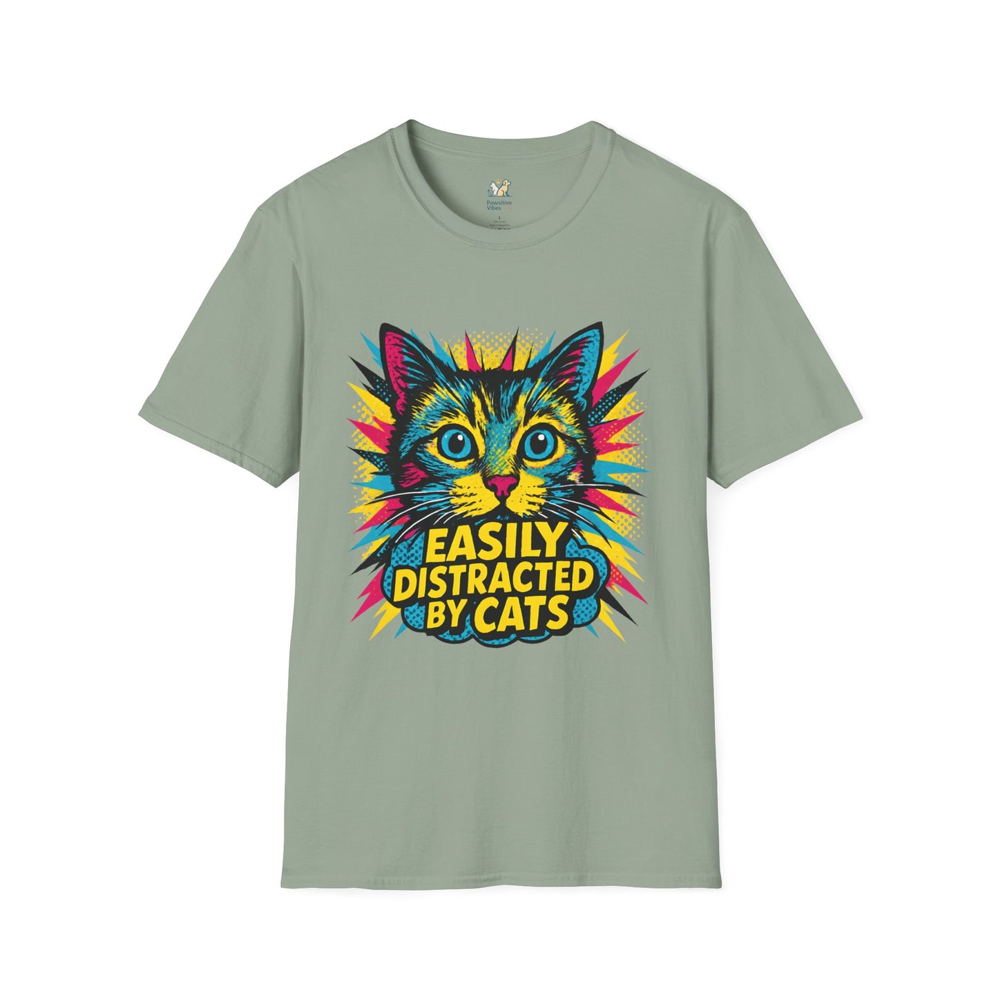 Easily Distracted by Cats T-Shirt