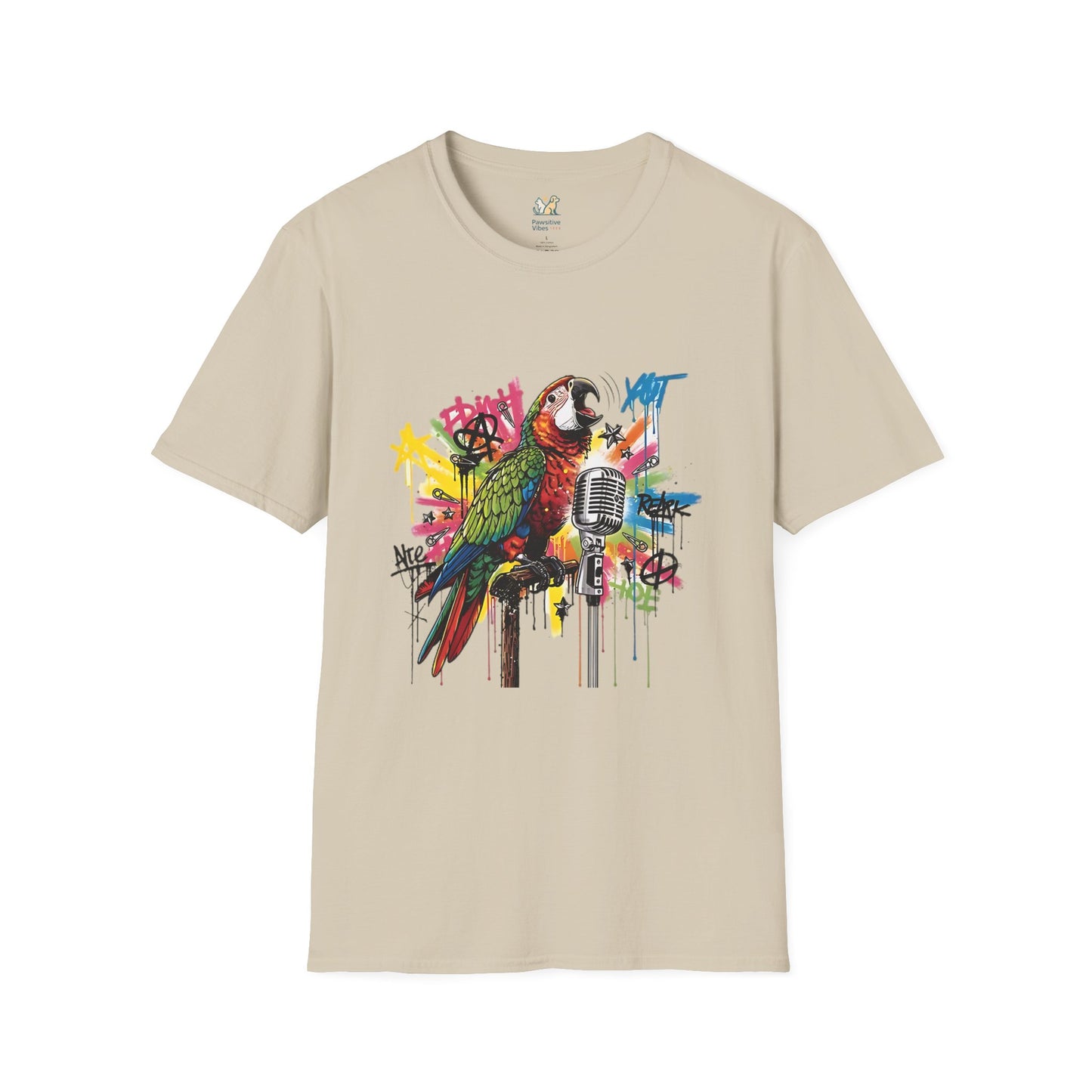 Punk Parrot Singing T-Shirt