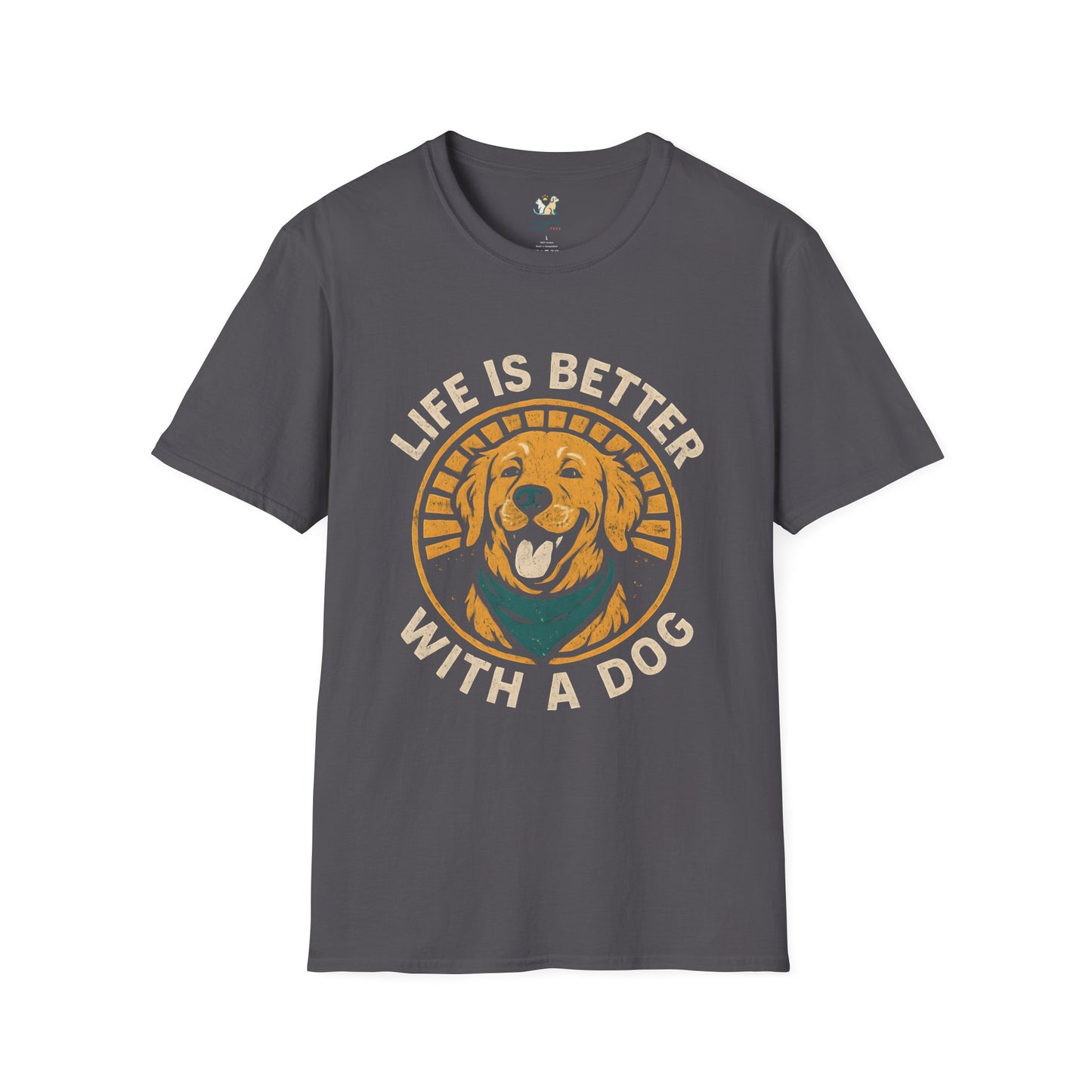 Golden Retriever Logo T-Shirt