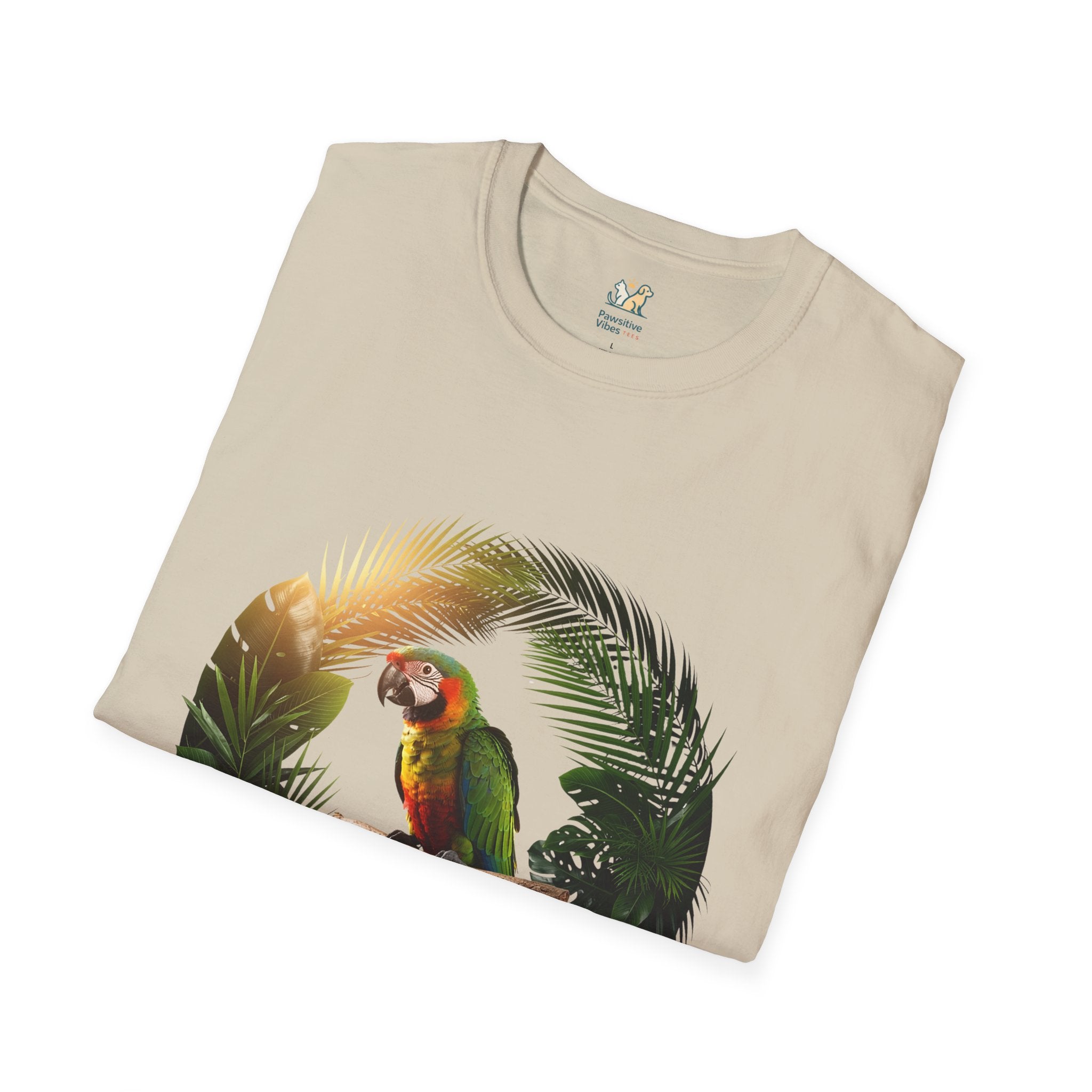Parrot Surrounded By Foliage T-Shirt