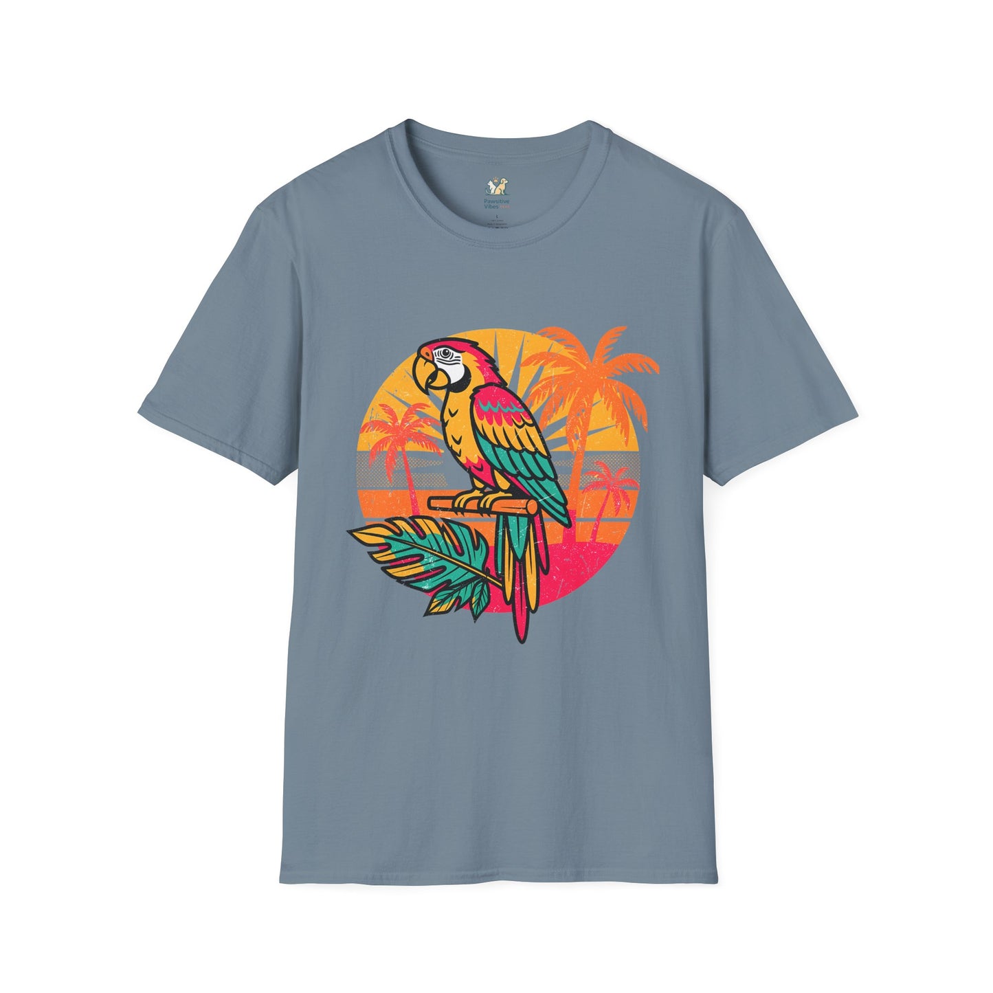 Retro Tropical Parrot T-Shirt