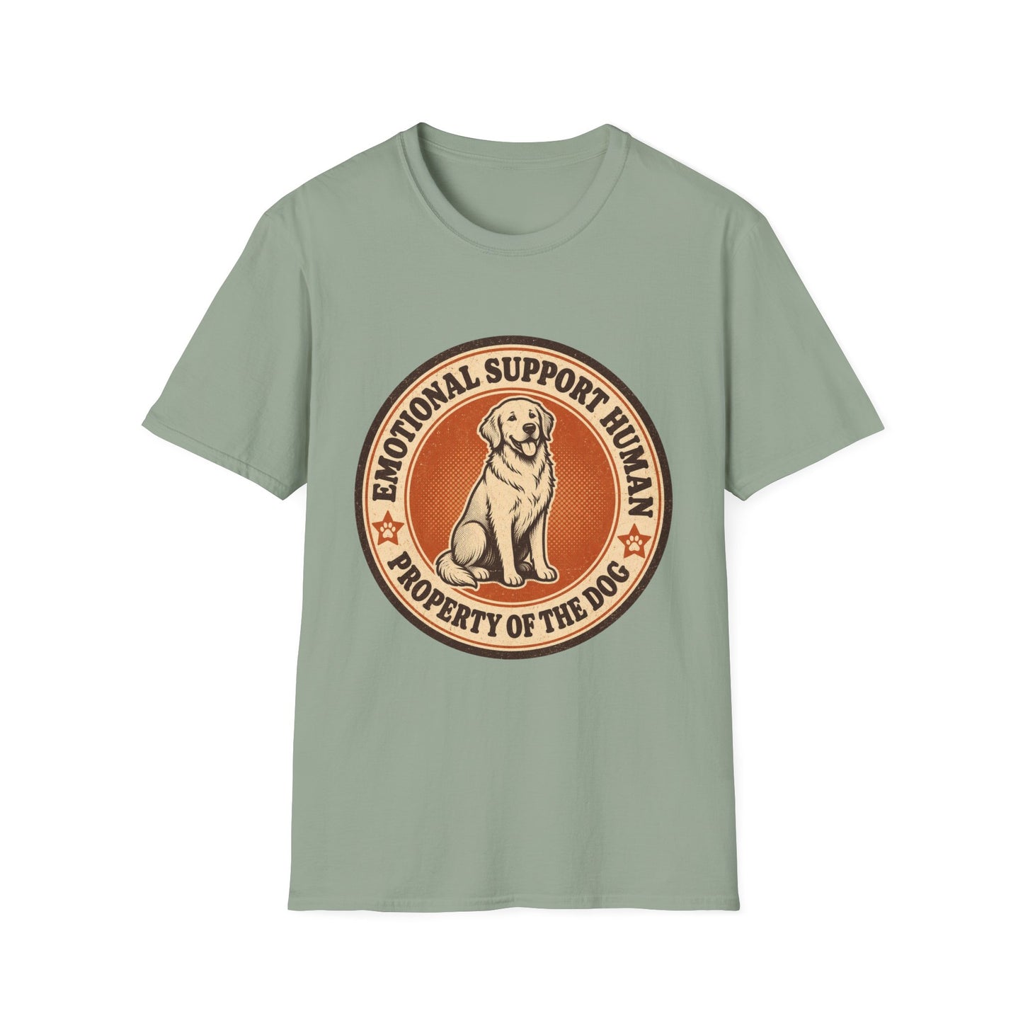 Emotional Support Human Property Of The Dog T-Shirt