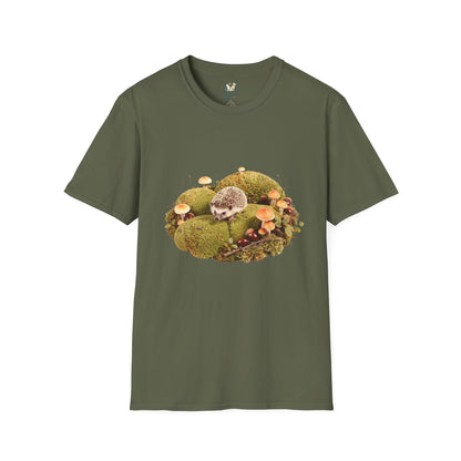 Hedgehog In A Mini Moss Garden T-Shirt