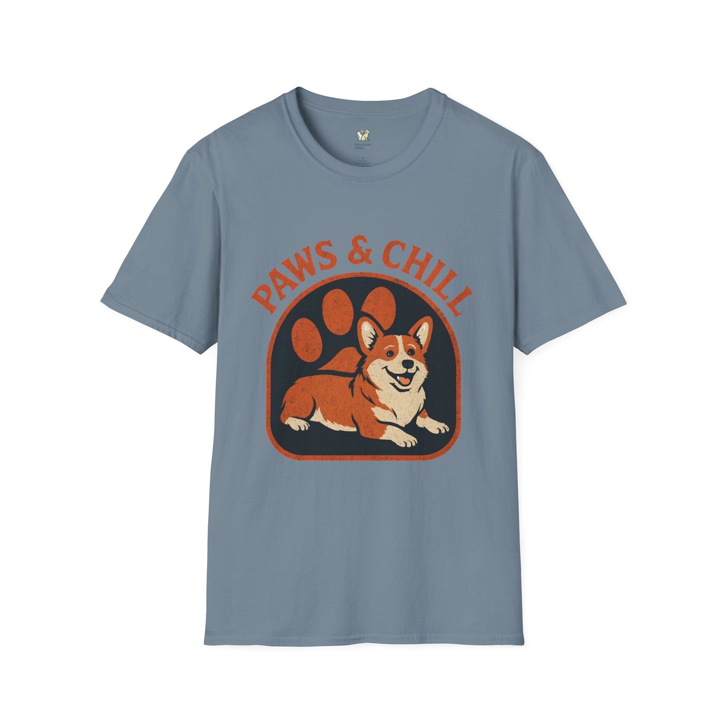 Corgi Paw Print T-Shirt