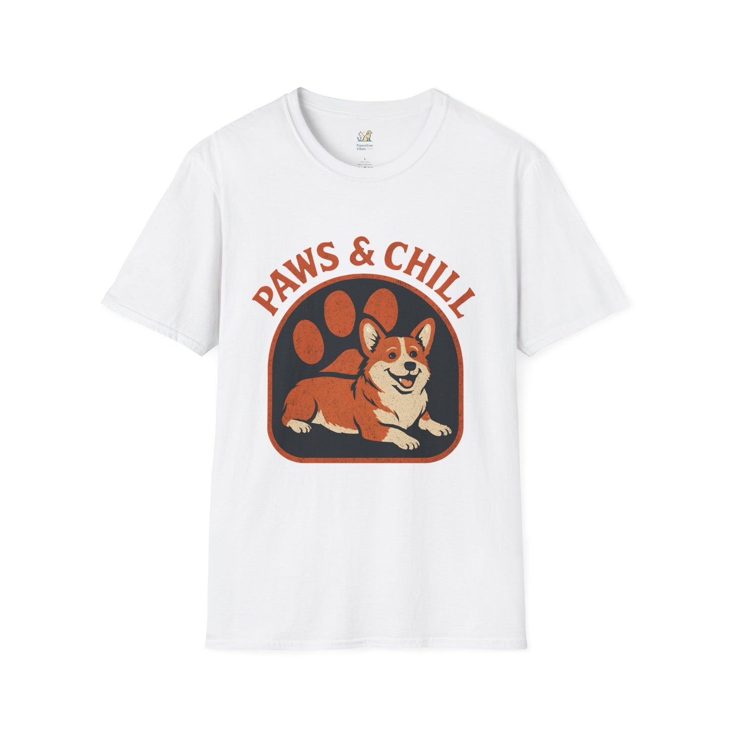 Corgi Paw Print T-Shirt