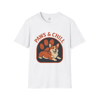 Corgi Paw Print T-Shirt