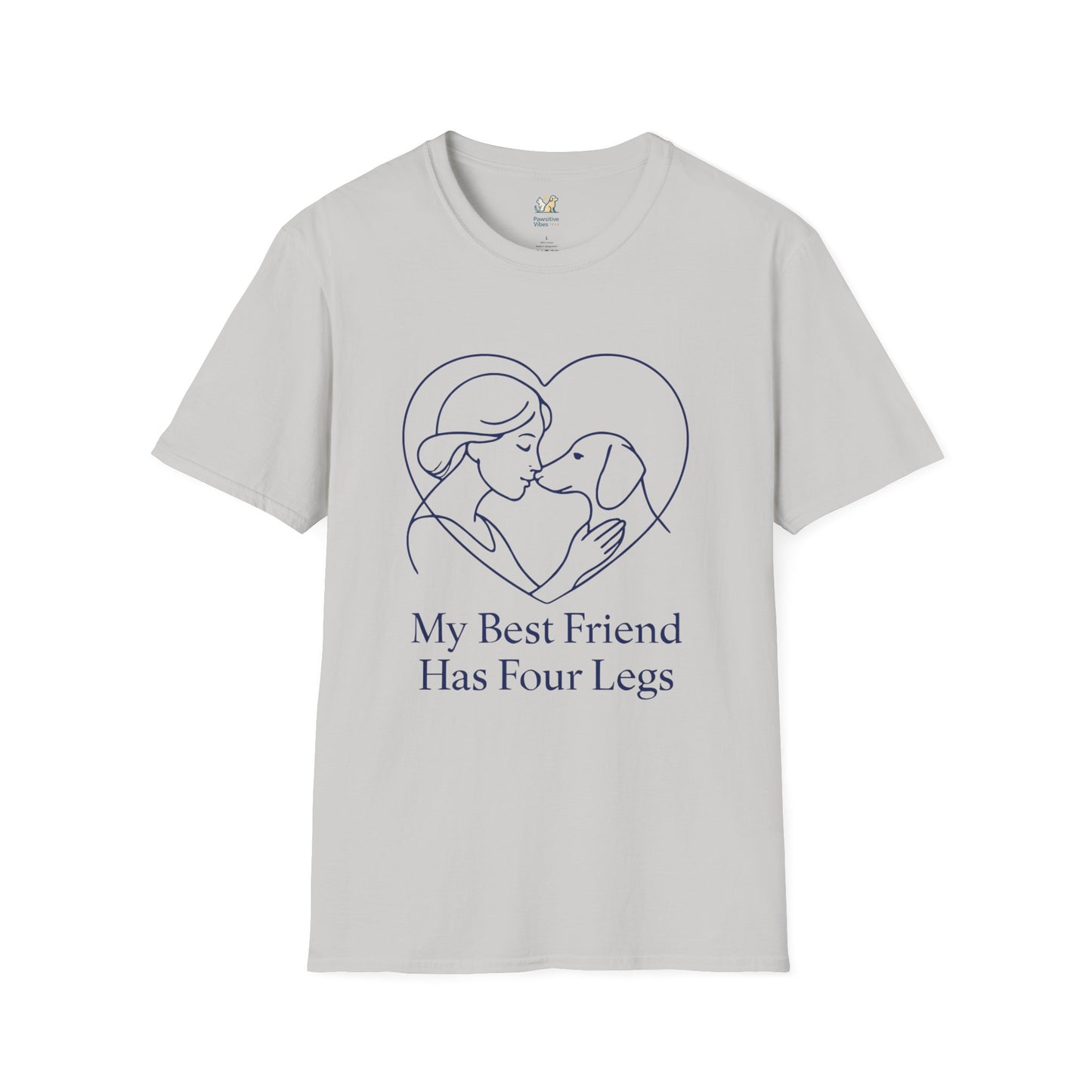 Dog and Woman Heart T-Shirt