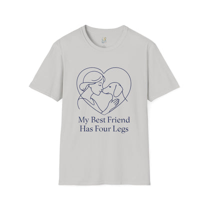 Dog and Woman Heart T-Shirt