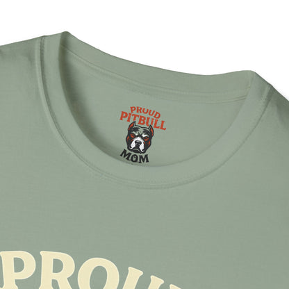Proud Pitbull Mom T-Shirt