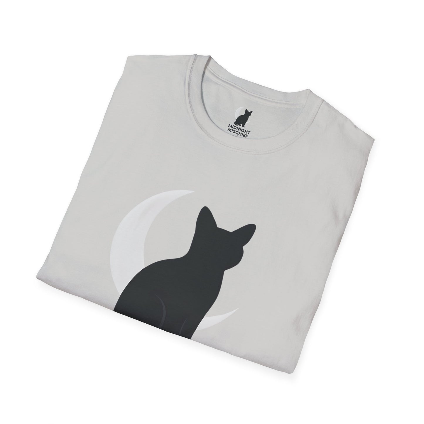 Midnight Mischief Moonlit Cat T-Shirt