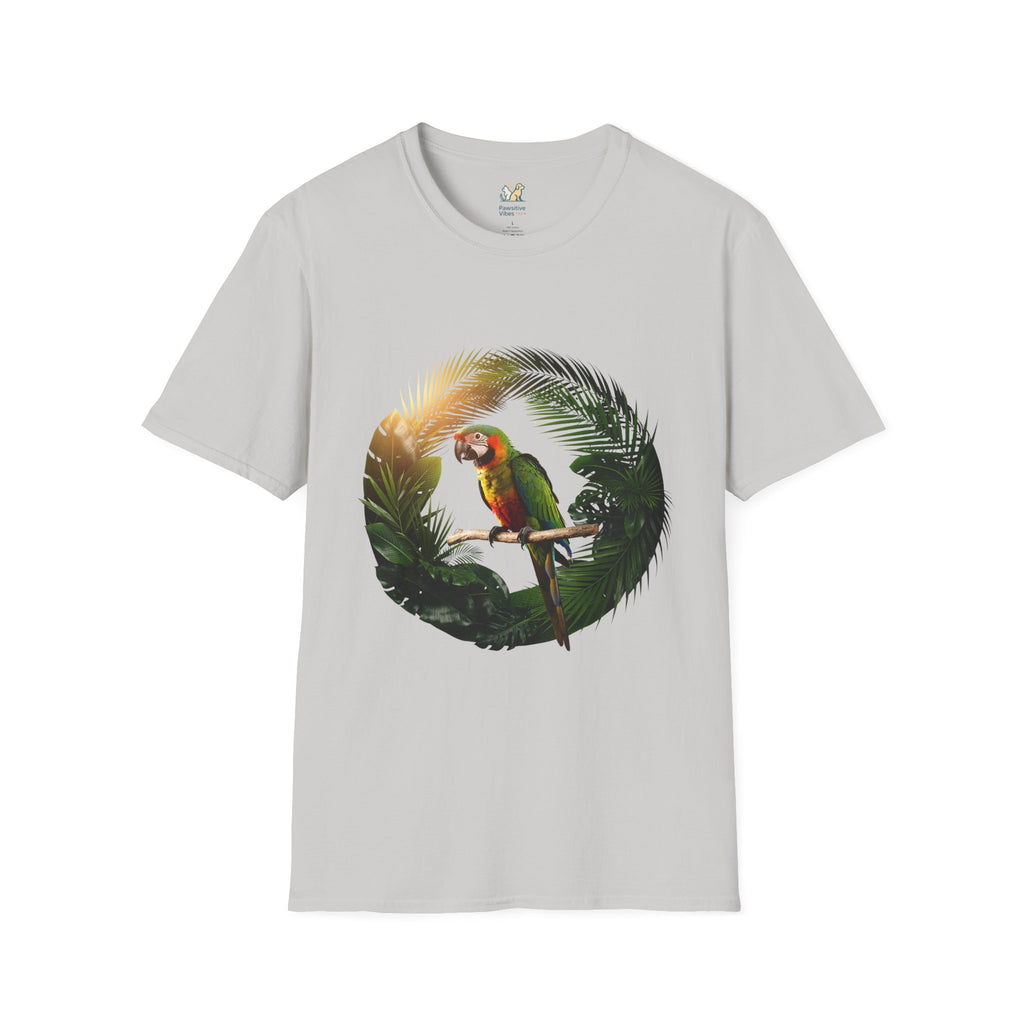 Parrot Surrounded By Foliage T-Shirt