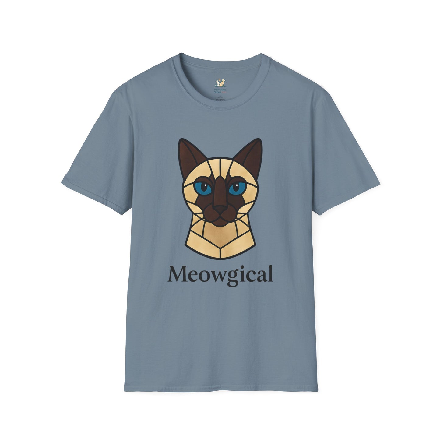 Meowgical Stained Glass Cat T-Shirt