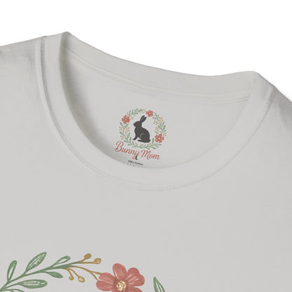 Bunny Mom Floral Wreath T-Shirt