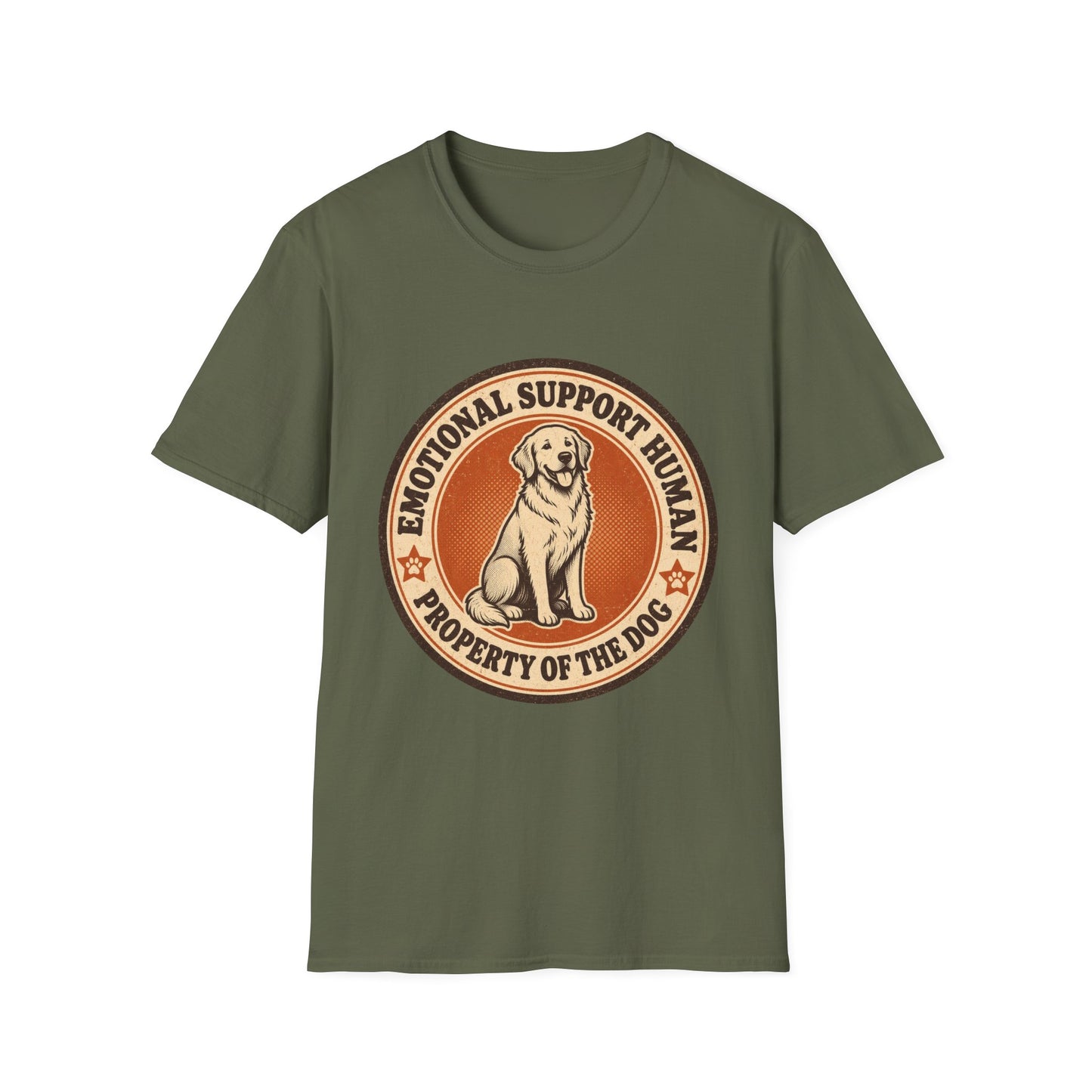 Emotional Support Human Property Of The Dog T-Shirt