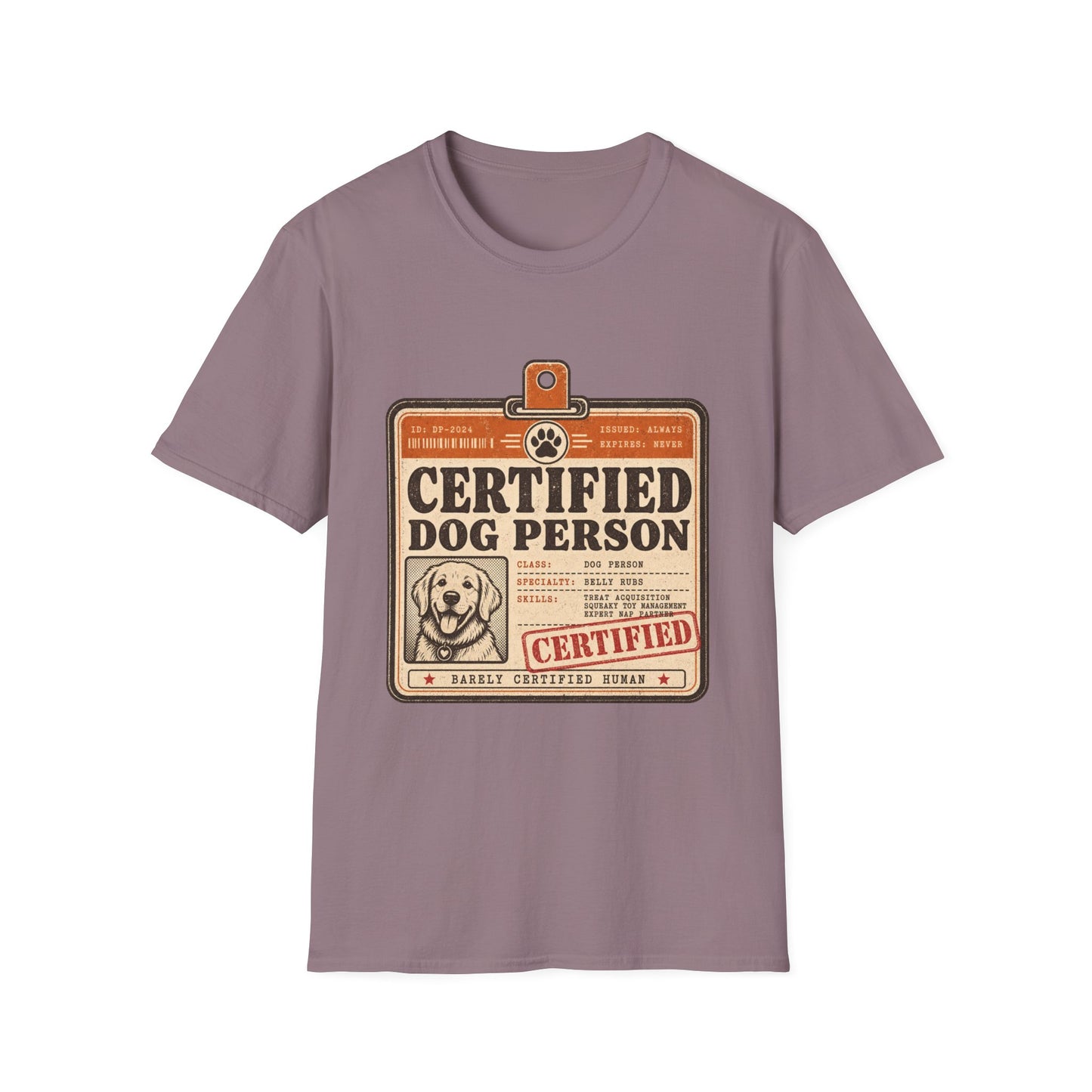 Certified Dog Person T-Shirt