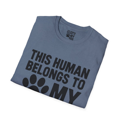 This Human Belongs to My Dog T-Shirt