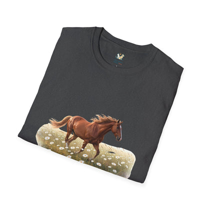 Horse Trotting In A Field T-Shirt