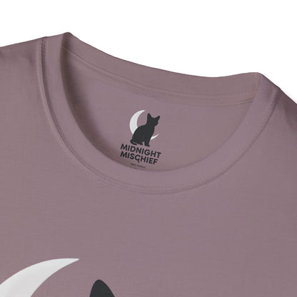 Midnight Mischief Moonlit Cat T-Shirt