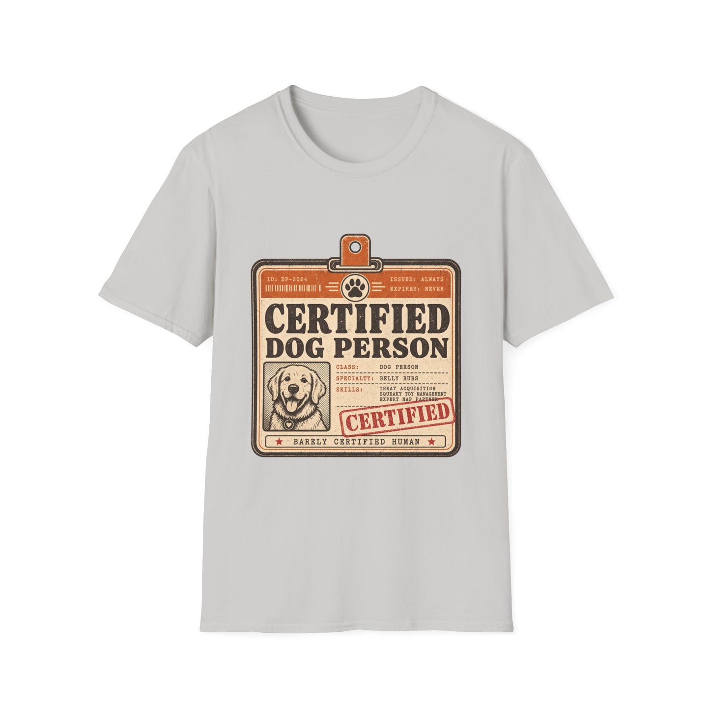 Certified Dog Person T-Shirt