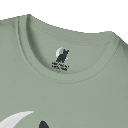 Midnight Mischief Moonlit Cat T-Shirt