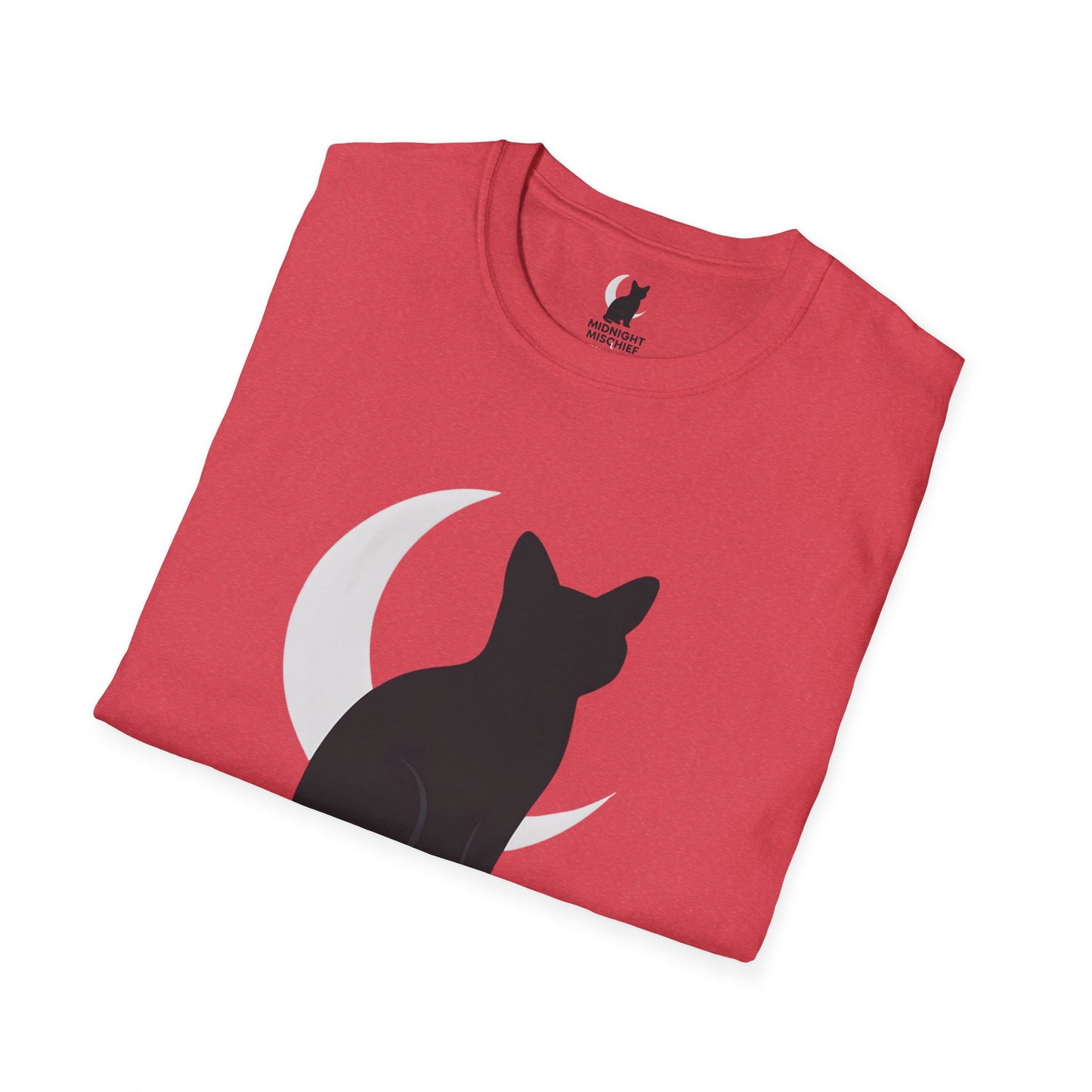 Midnight Mischief Moonlit Cat T-Shirt