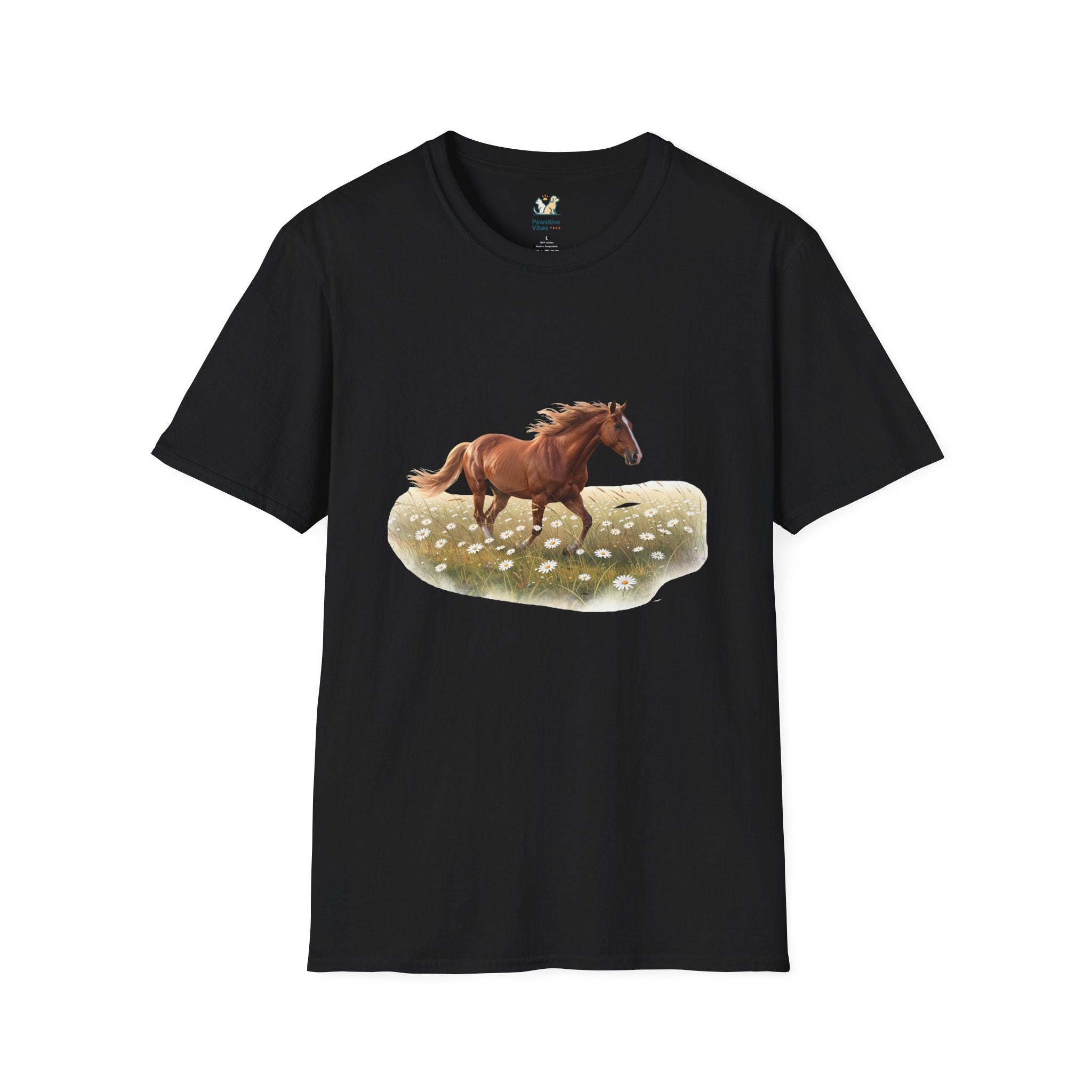 Horse Trotting In A Field T-Shirt