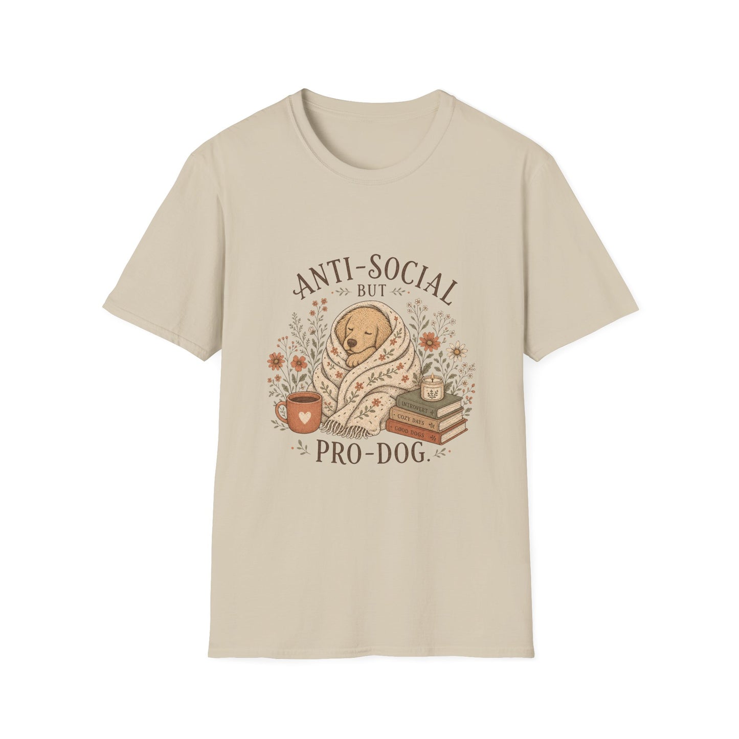 Anti-Social But Pro Dog T-Shirt