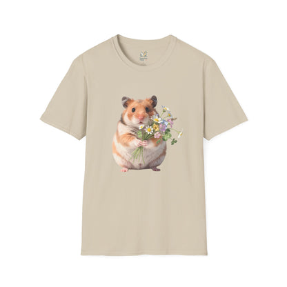 Hamster With  Wildflowers T-Shirt