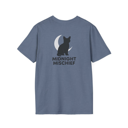 Midnight Mischief Moonlit Cat T-Shirt