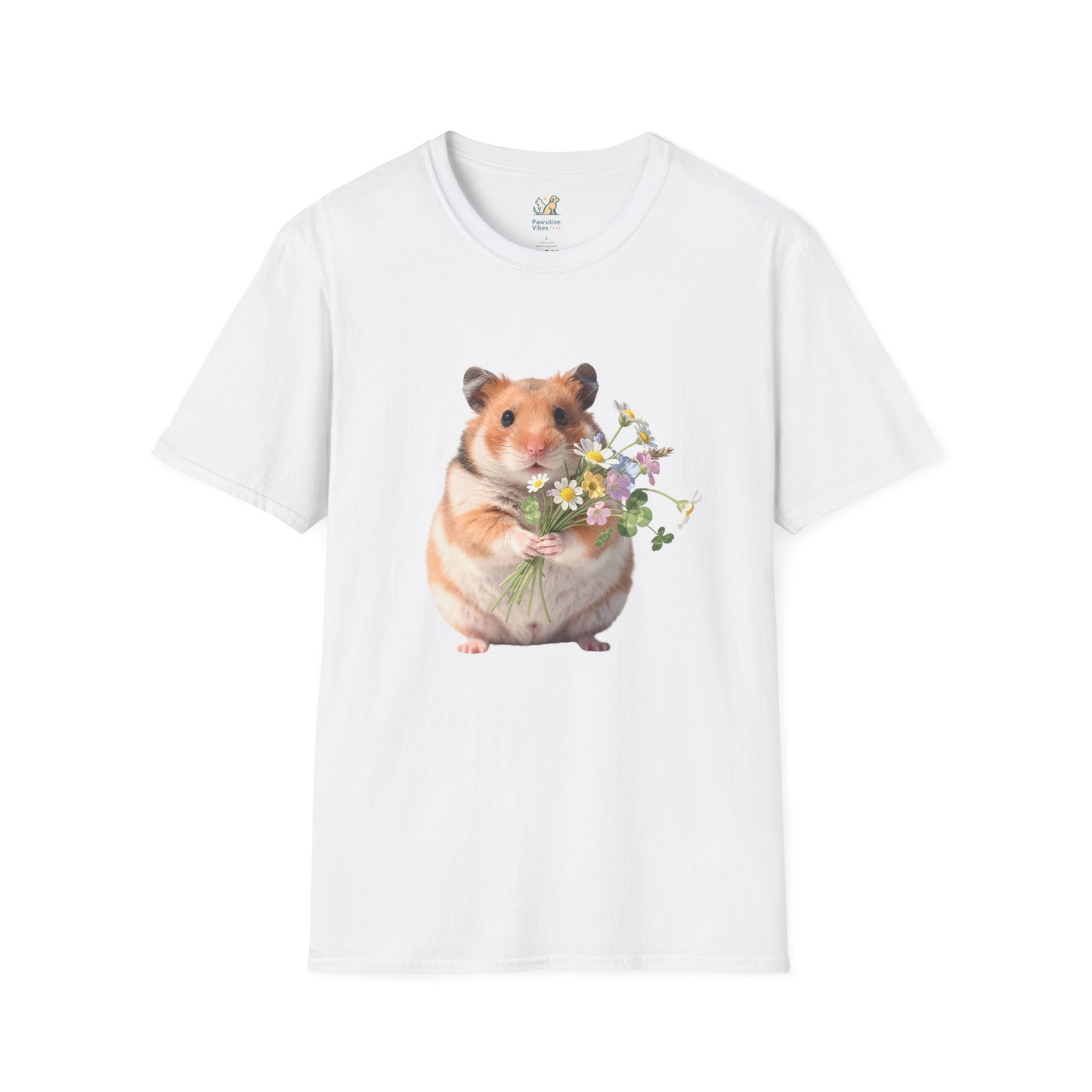 Hamster With  Wildflowers T-Shirt