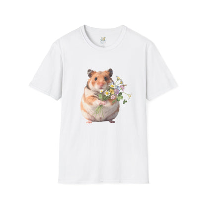 Hamster With  Wildflowers T-Shirt