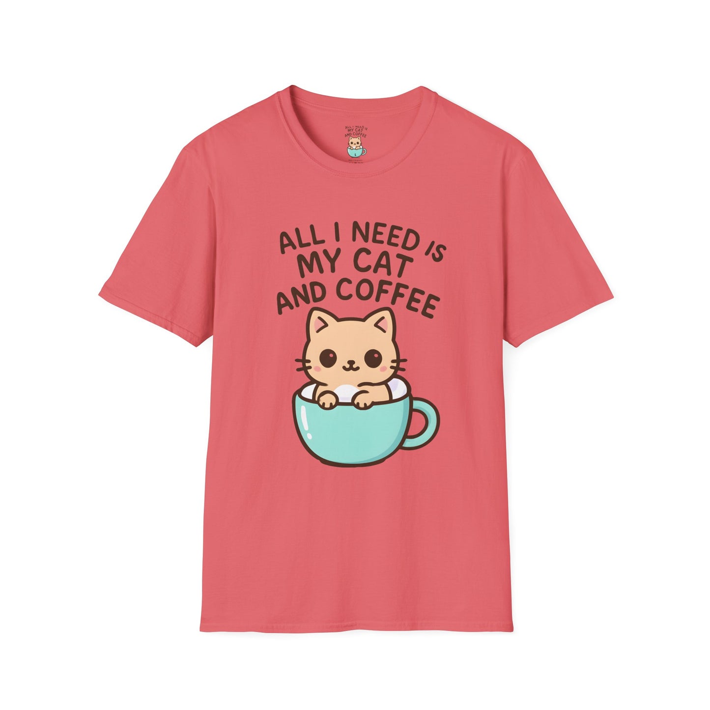Cat in Coffee Cup T-Shirt