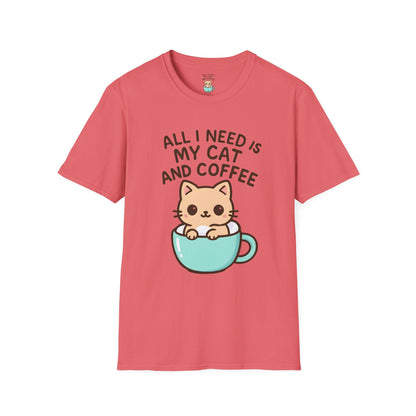 Cat in Coffee Cup T-Shirt