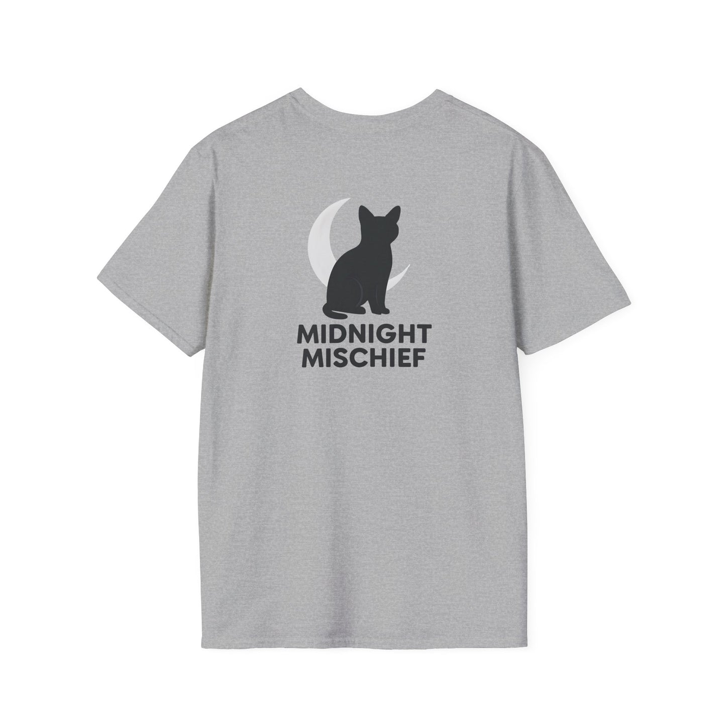Midnight Mischief Moonlit Cat T-Shirt