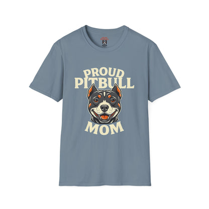 Proud Pitbull Mom T-Shirt