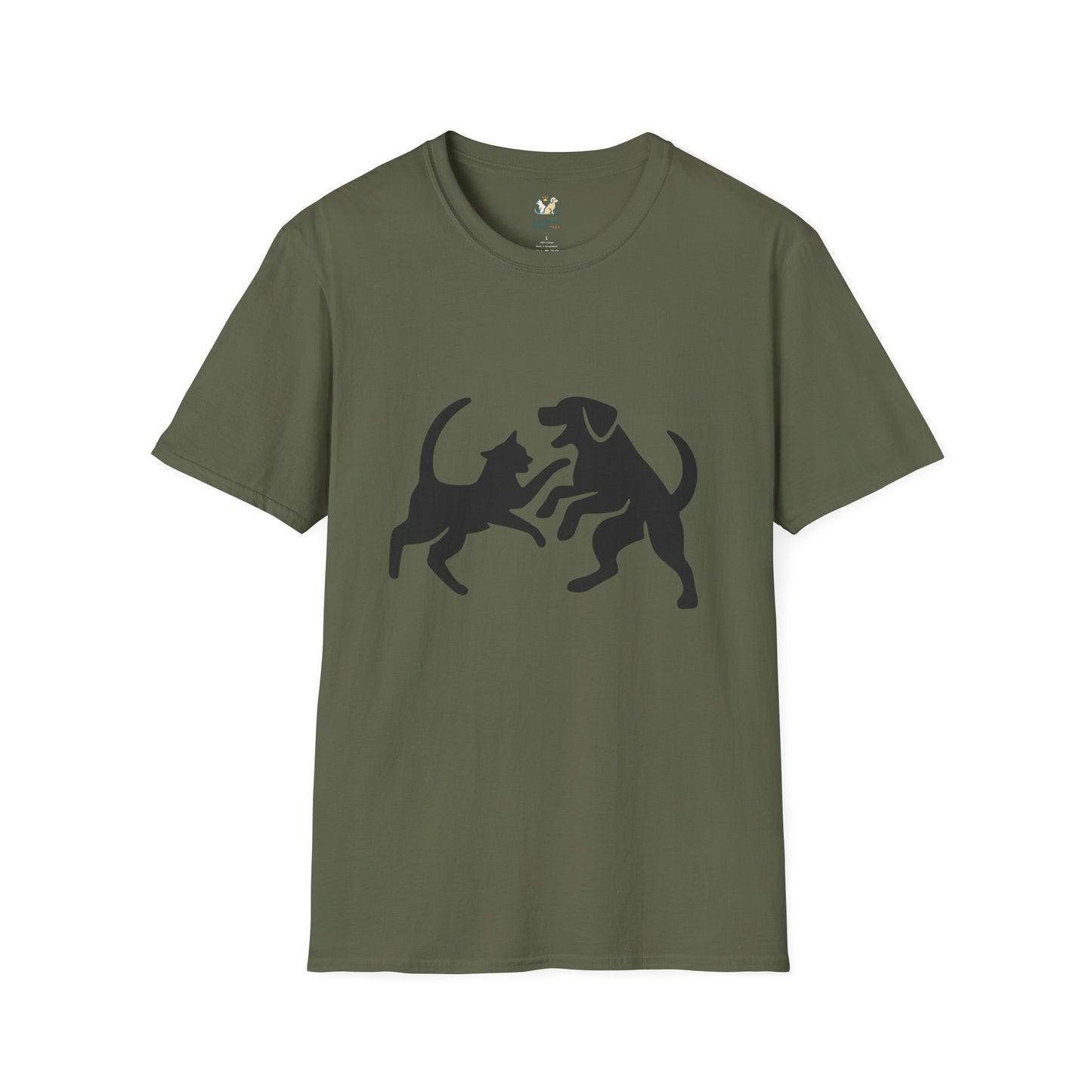 Cat and dog fight T-Shirt
