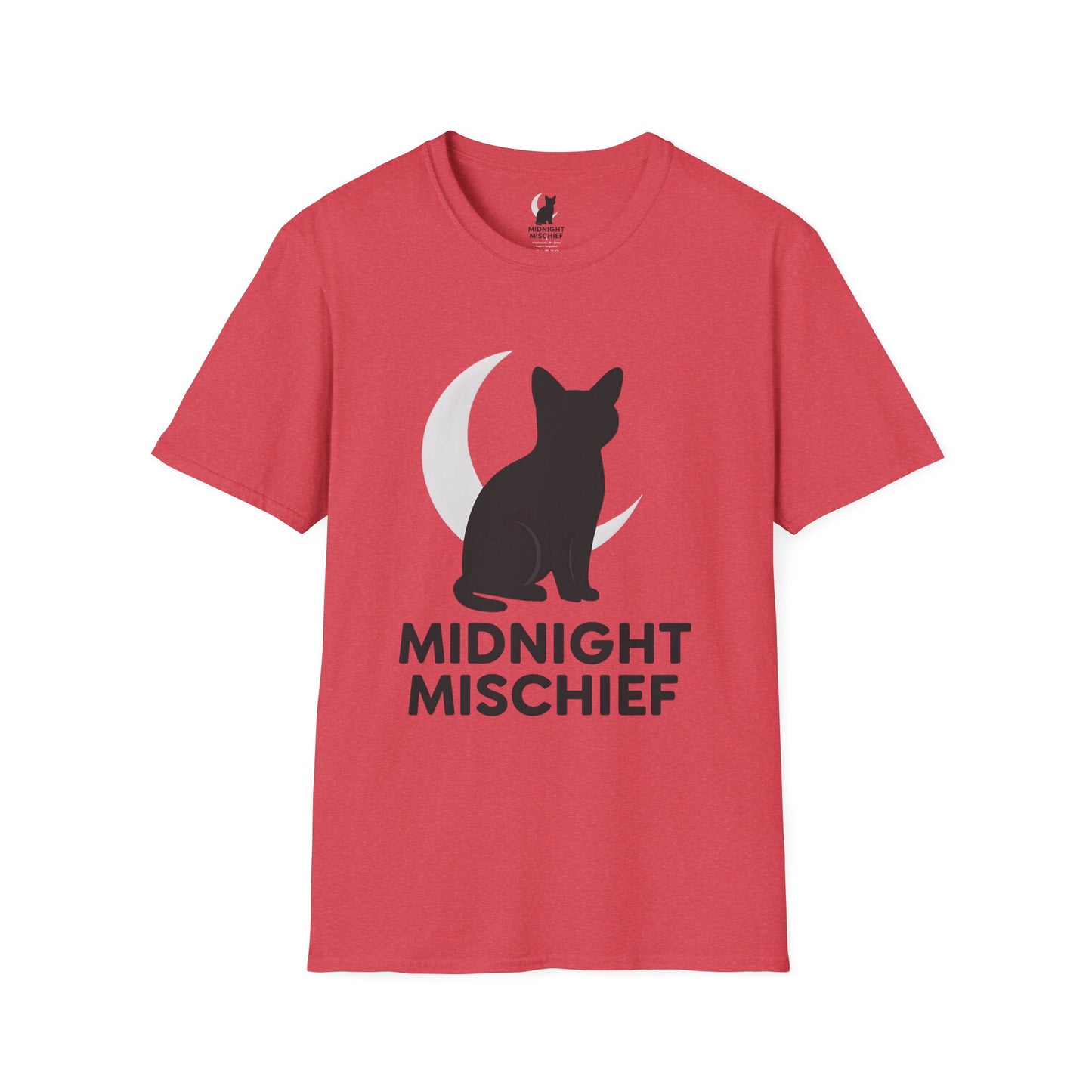Midnight Mischief Moonlit Cat T-Shirt