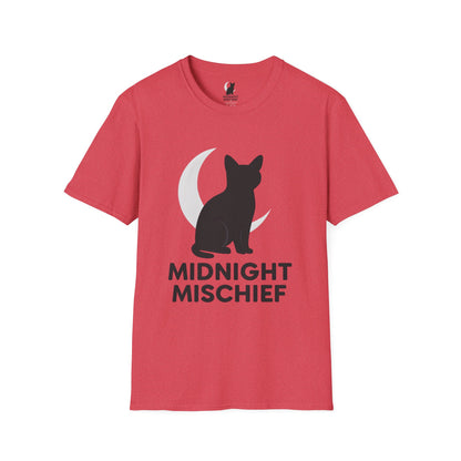 Midnight Mischief Moonlit Cat T-Shirt