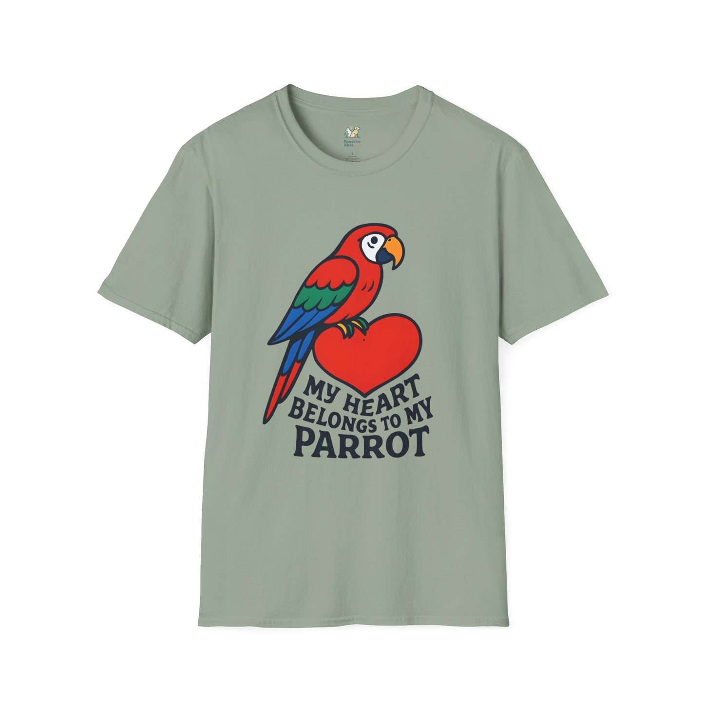 My Heart Belongs To My Parrot T-Shirt