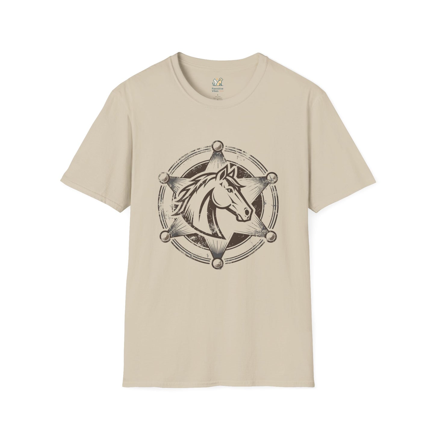 Western Horse Badge T-Shirt