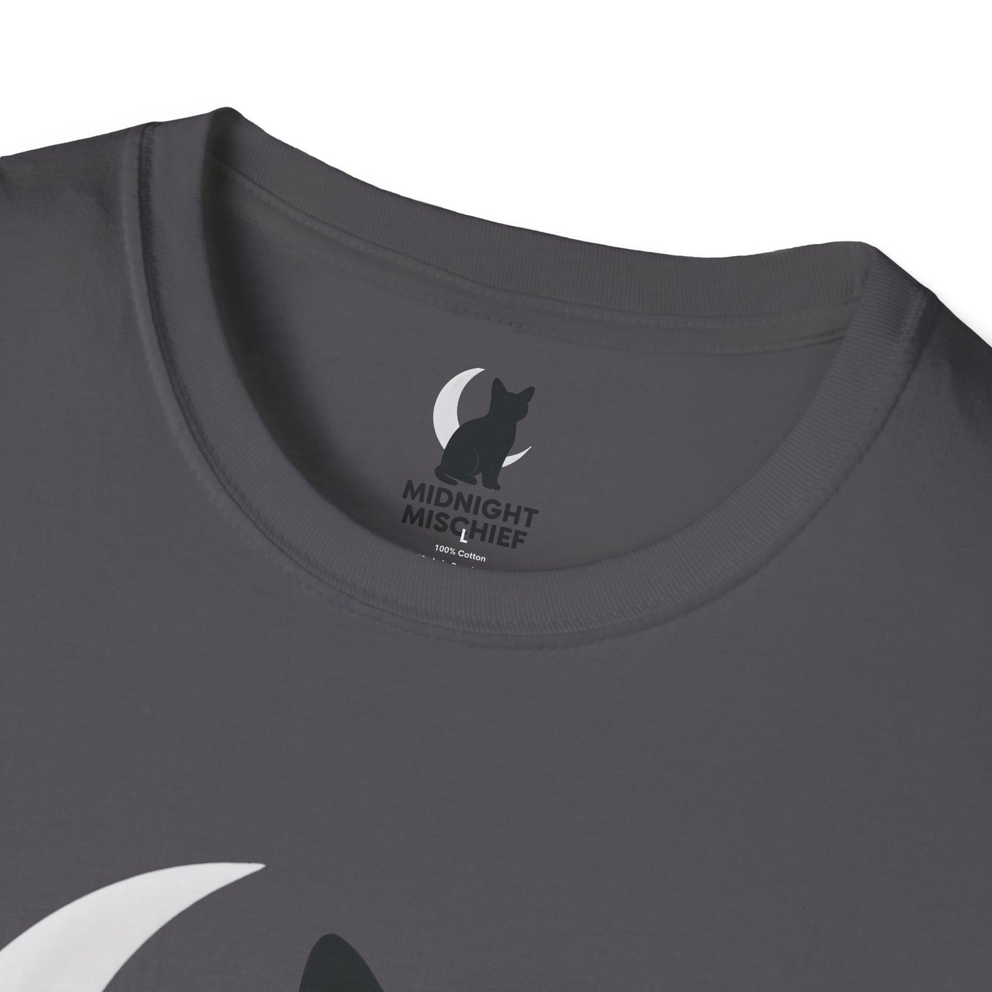 Midnight Mischief Moonlit Cat T-Shirt