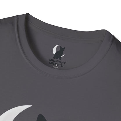 Midnight Mischief Moonlit Cat T-Shirt