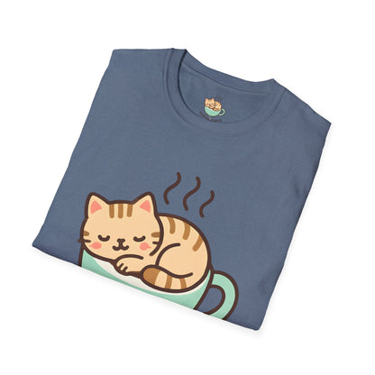 Cat in Coffee Cup T-Shirt