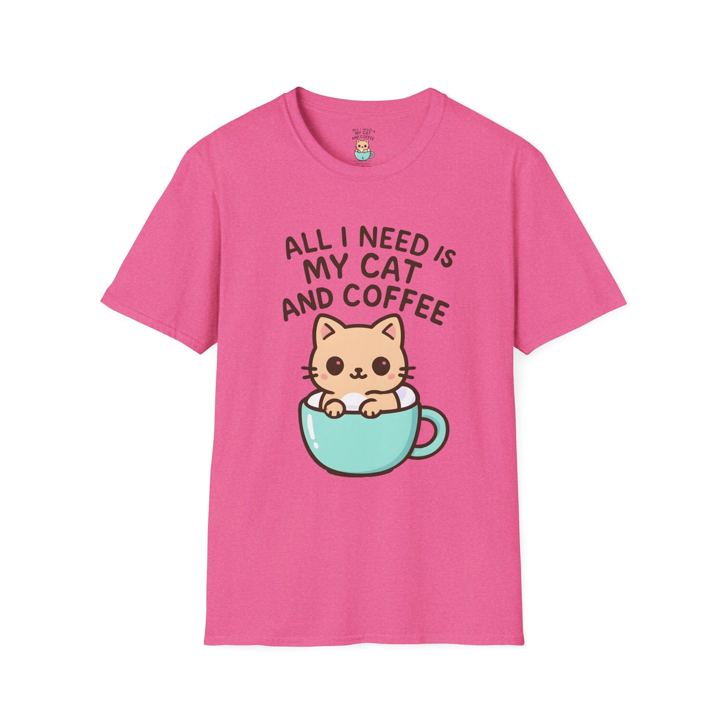 Cat in Coffee Cup T-Shirt