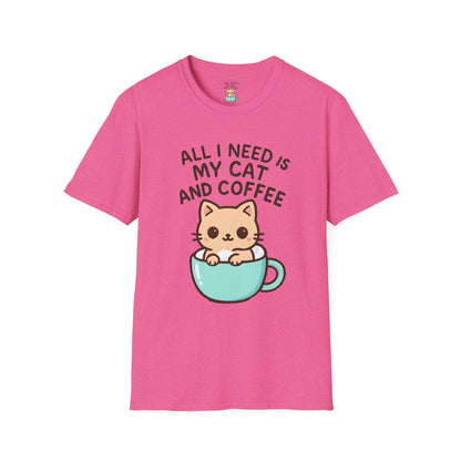 Cat in Coffee Cup T-Shirt