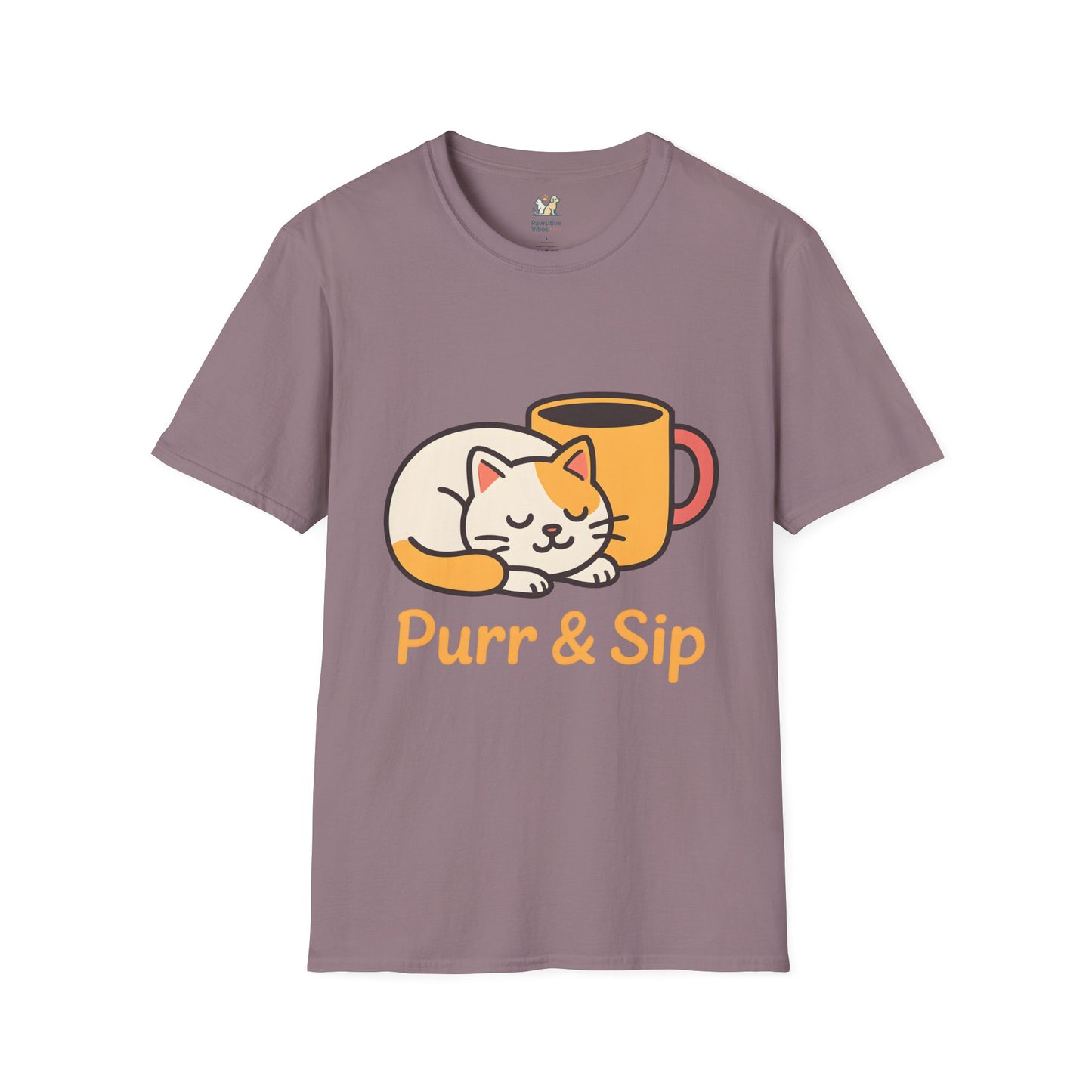 Purr and Sip Cat T-Shirt