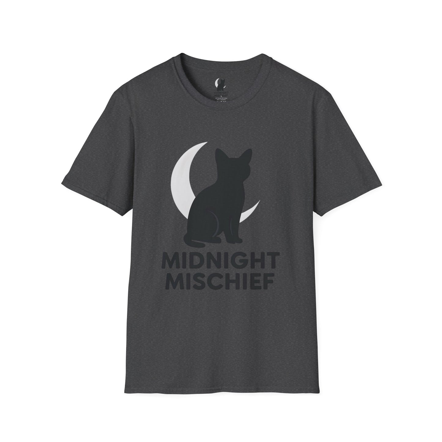 Midnight Mischief Moonlit Cat T-Shirt