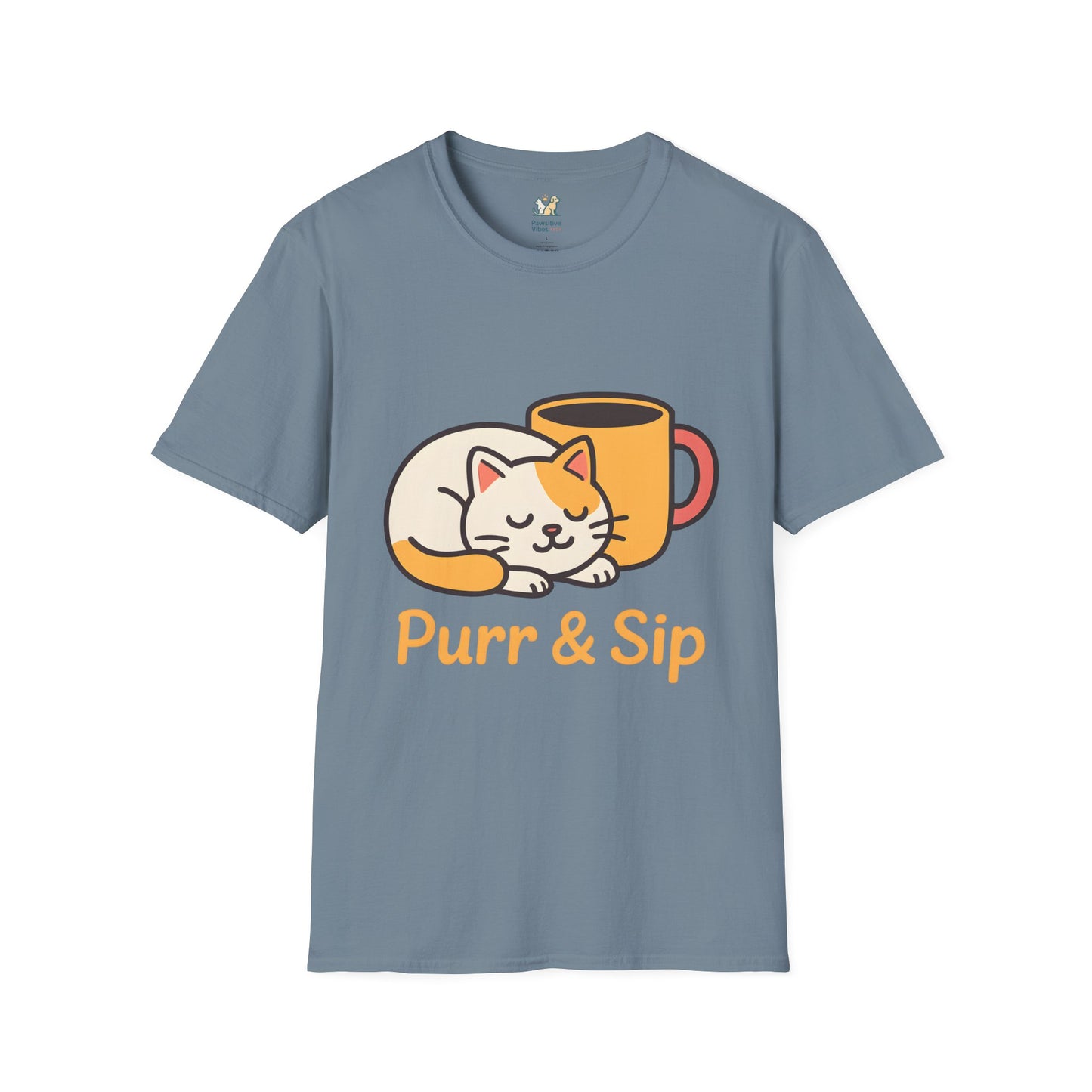 Purr and Sip Cat T-Shirt